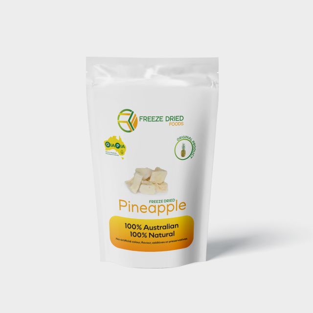 Freeze Dried Australian Pineapple Retail Packs